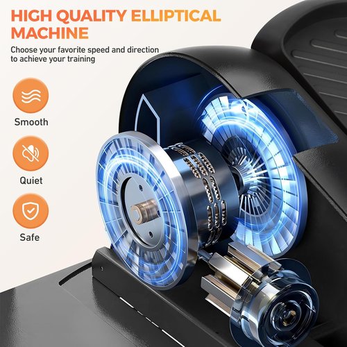 Elliptical Trainer by [Brand Name] - Under Desk Exercise Machine for Seniors | Compact & Easy to Use