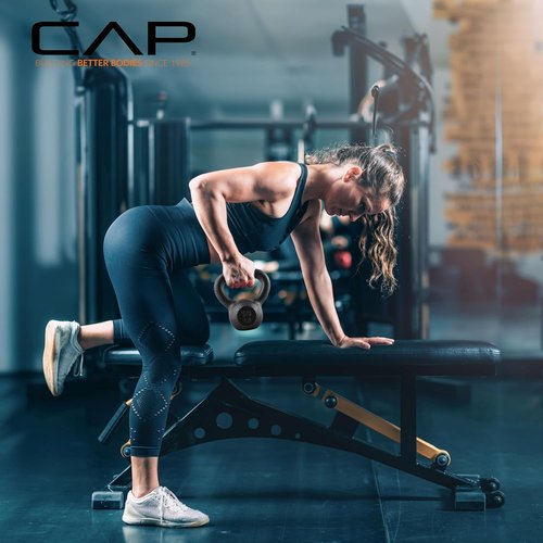 CAP Barbell Cast Iron Kettlebell - Durable Coated Options with Multiple Weight Choices