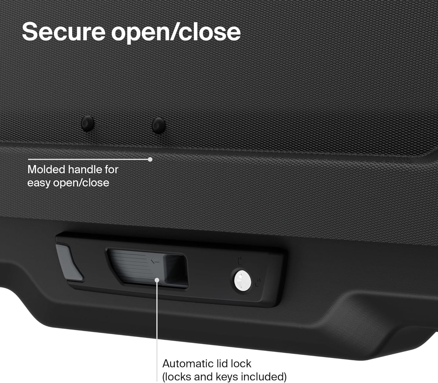 Thule Force 3 M - Durable Rooftop Cargo Box for Extra Storage | Sleek Design & Easy Installation