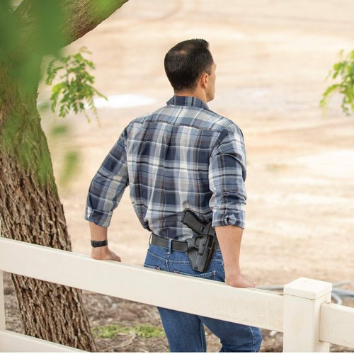 Bianchi Model 56 Serpent Belt Slide Holster, Left Hand - Glock 17/22, Black (1149372)