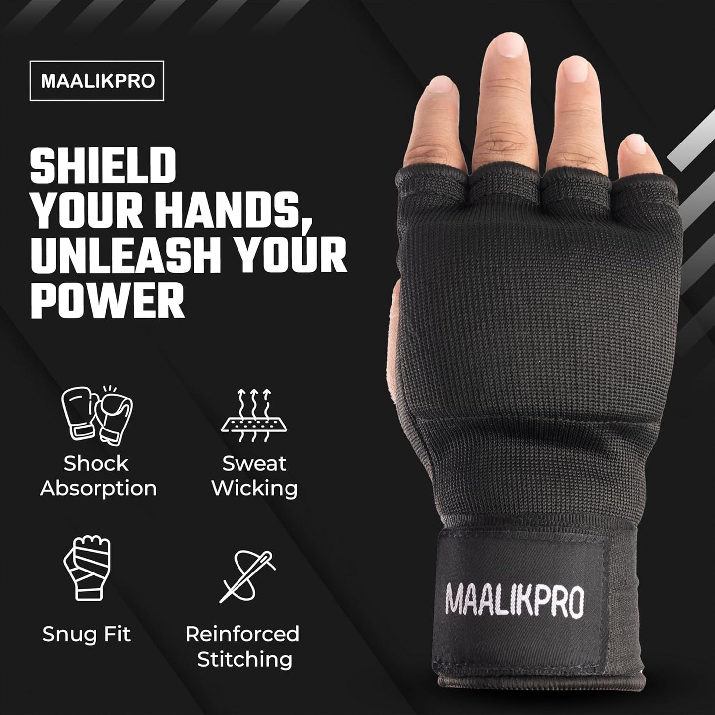 Regine Switzerland Boxing Hand Wraps - Gel Padded Inner Gloves for Men & Women | Ideal for MMA, Muay Thai & Martial Arts