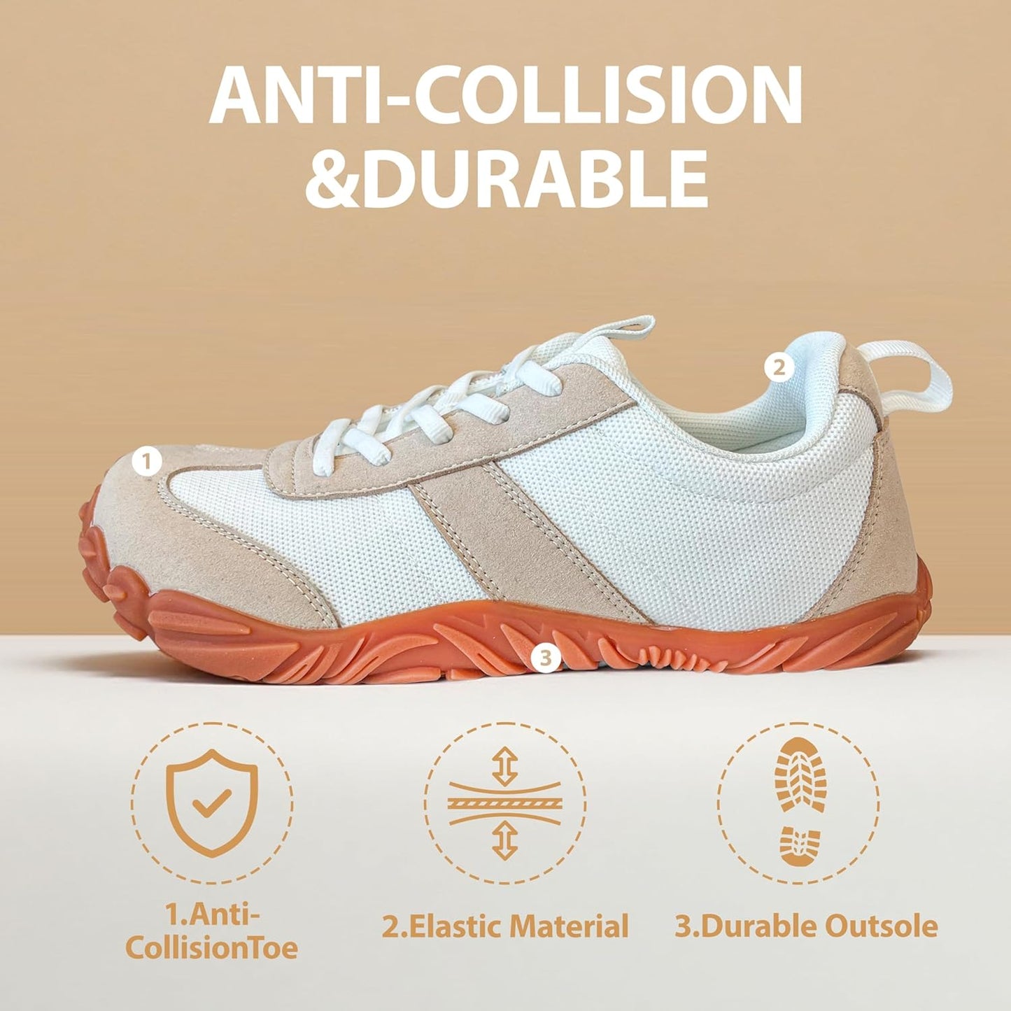 Barefoot Shoes - Zero Drop Minimalist Design | Lightweight & Breathable for Men & Women | Perfect for Trail Running & Gym Training
