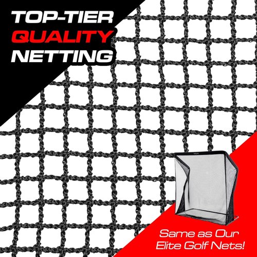 GoSports Universal Sports Net Repair Kit - Durable 8 x 8 Inch Patch for Golf, Baseball, Soccer & More