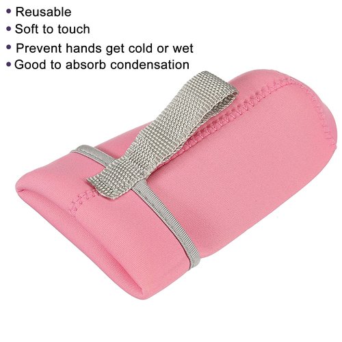 MECCANIXITY Water Bottle Sleeve 500ml Neoprene Carrier Insulated Non Slip Protective Glass Bottles Cover with Strap for Cool or Hot Drinks, Colorful 8 Pack