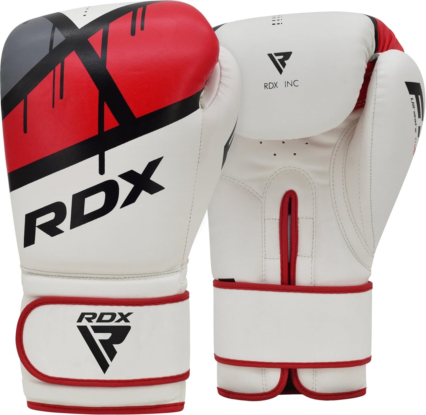 RDX Boxing Gloves EGO - Maya Hide Leather Sparring & Training Mitts | Ventilated Support, 8-16 oz