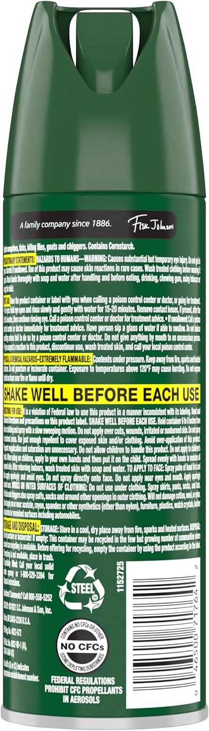 OFF! Deep Woods Bug Spray - Long Lasting Insect Repellent for Outdoor Protection | 4 Oz (Pack of 3)