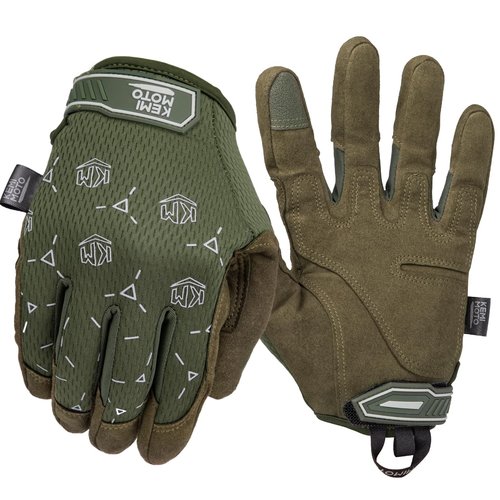 KEMIMOTO Tactical Gloves, Breathable Touchscreen Outdoor Full-Finger Gloves for Men Women for Cycling, Biking, Safety Work, Mechanic, Gardening, Yard Work 2025