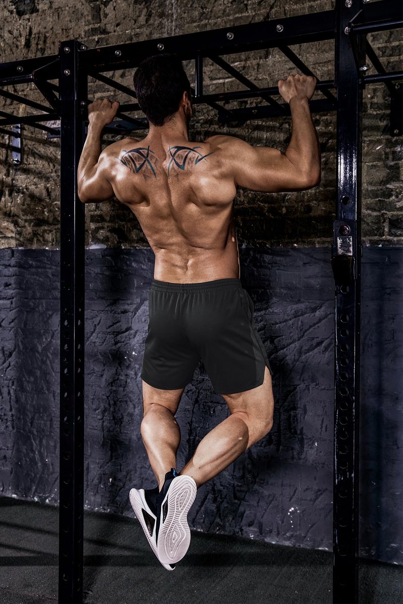 COOFADY 3 Pack Athletic Running Shorts for Men Quick Dry Gym Workout Shorts Lightweight Sports Short Pant with Pockets