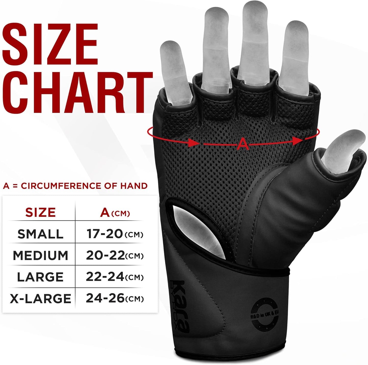 RDX MMA Gloves - Pre-Curved Mixed Martial Arts Mitts for Men & Women | Maya Hide Leather for Combat Sports Training