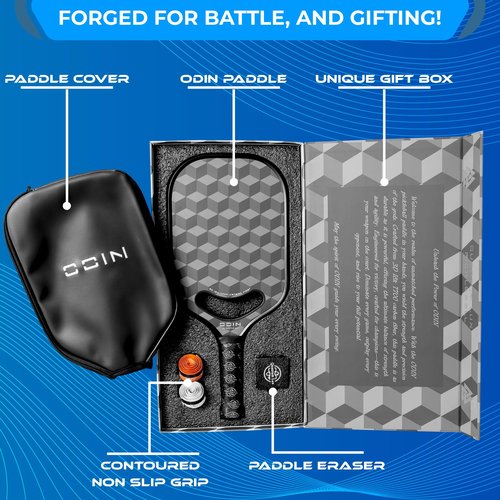 Elite Pro Pickleball Paddle - T700 Japanese Carbon Fiber & 3D 18K Triaxial Weave - Professional Power, Spin Control for Elite Players - Foam Injected Edges, USAPA Approved with Gift Box & Accessories