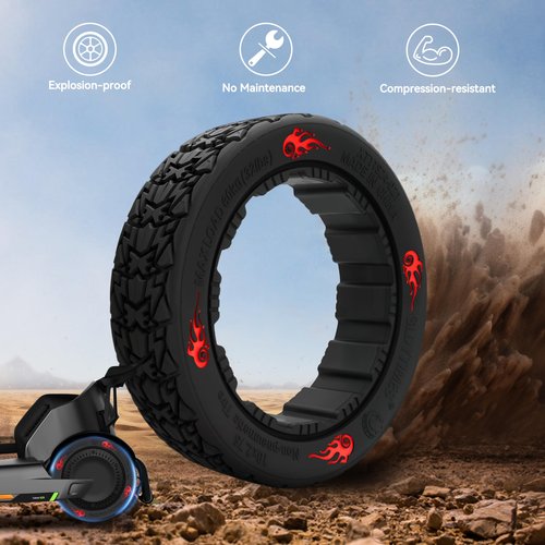 GLDYTIMES 10x2.75 Off-Road Gokart Tire for Ninebot S Max Self-balancing Scooter, Compatible with Gokart Pro/Pro 2 Series, Rear Drift Tire Bundle (2pc)