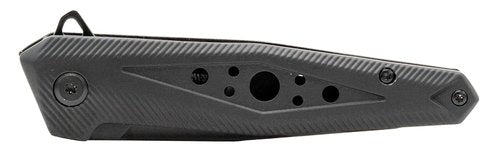 Smith & Wesson M&P 7in High Carbon S.S. Ultra-Glide Folding Knife with 3in Tanto Blade and Rubberized Aluminum Handle for Outdoor Survival, Camping and EDC