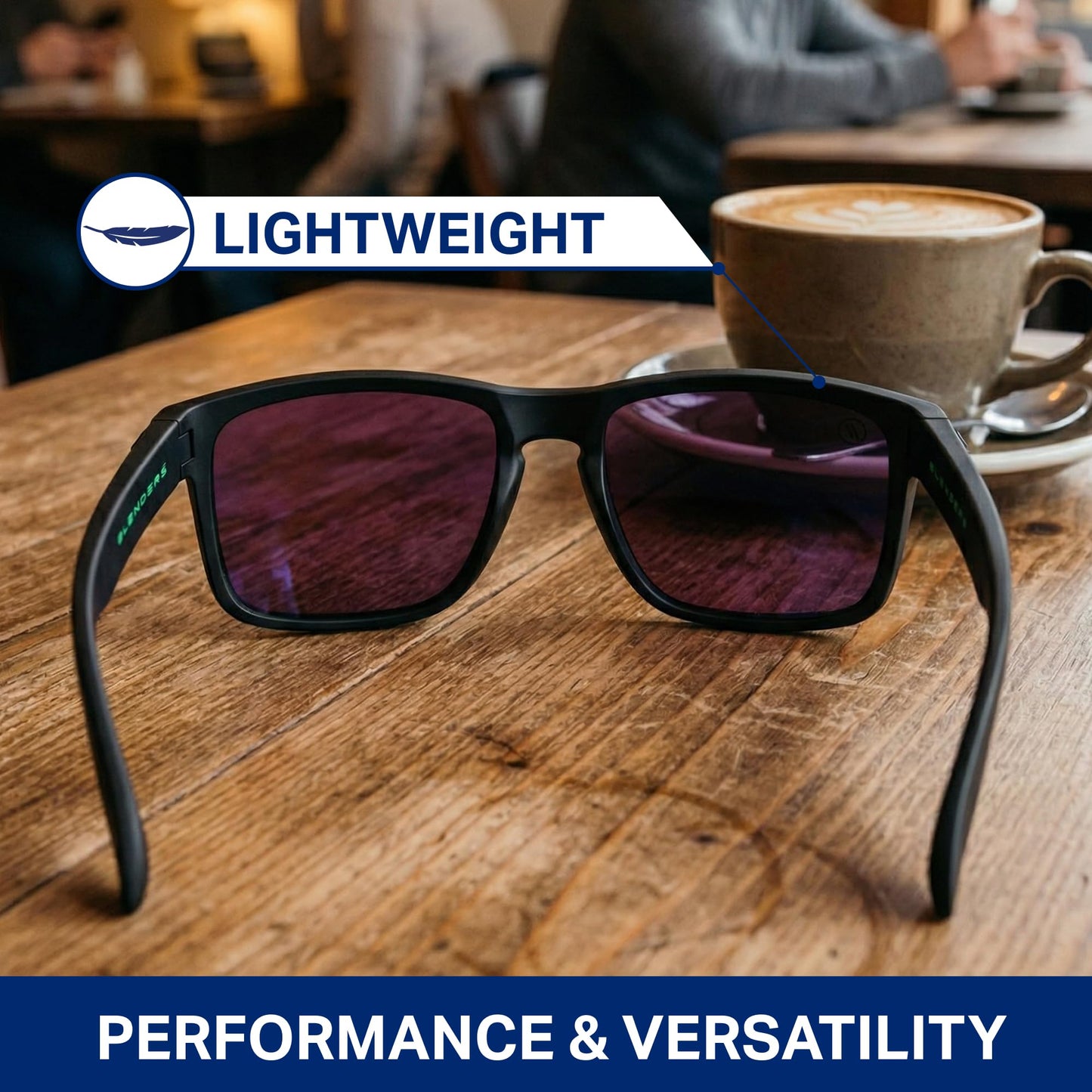 Blenders Eyewear Canyon – Polarized Sunglasses – Active Style, Durable Frame – 100% UV Protection – Unisex – Celtic Light