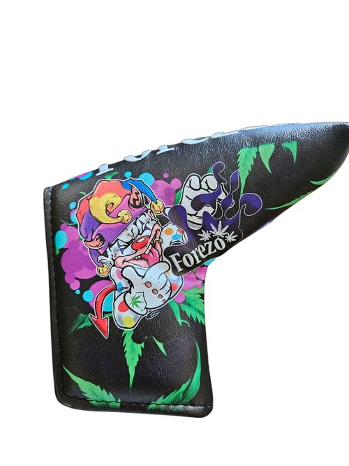 Forezo Golf Putter Headcover Green Lifestyle – Robbie Magnetic Blade Cover with Soft Lining Padding – Leatherette Club Cover Fits Most Standard Putters – Snug & Style-Forward Head Cover