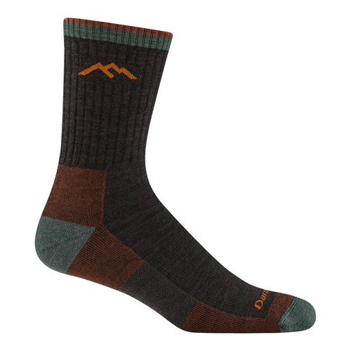 Darn Tough Vermont Men's Hiker Midweight Micro Crew Sock (Style 1466) - Walnut - X-Large
