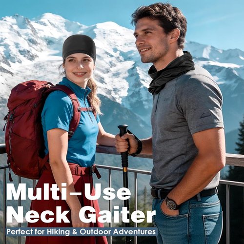 Achiou Neck Gaiter | UV Protection Face Cover Scarf for Men & Women - Soft Windproof for Hiking & Cycling