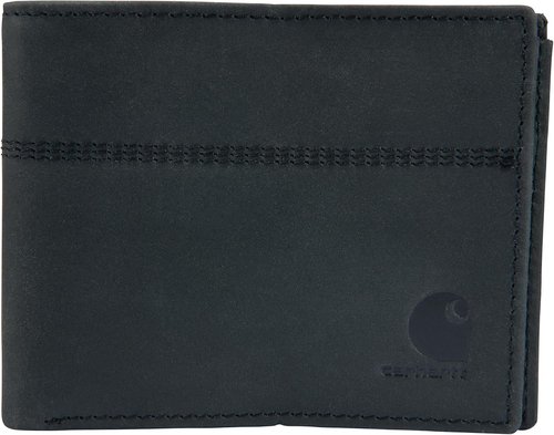 Carhartt Men's Saddle Leather Wallet - Stylish Casual Design | Multiple Colors Available