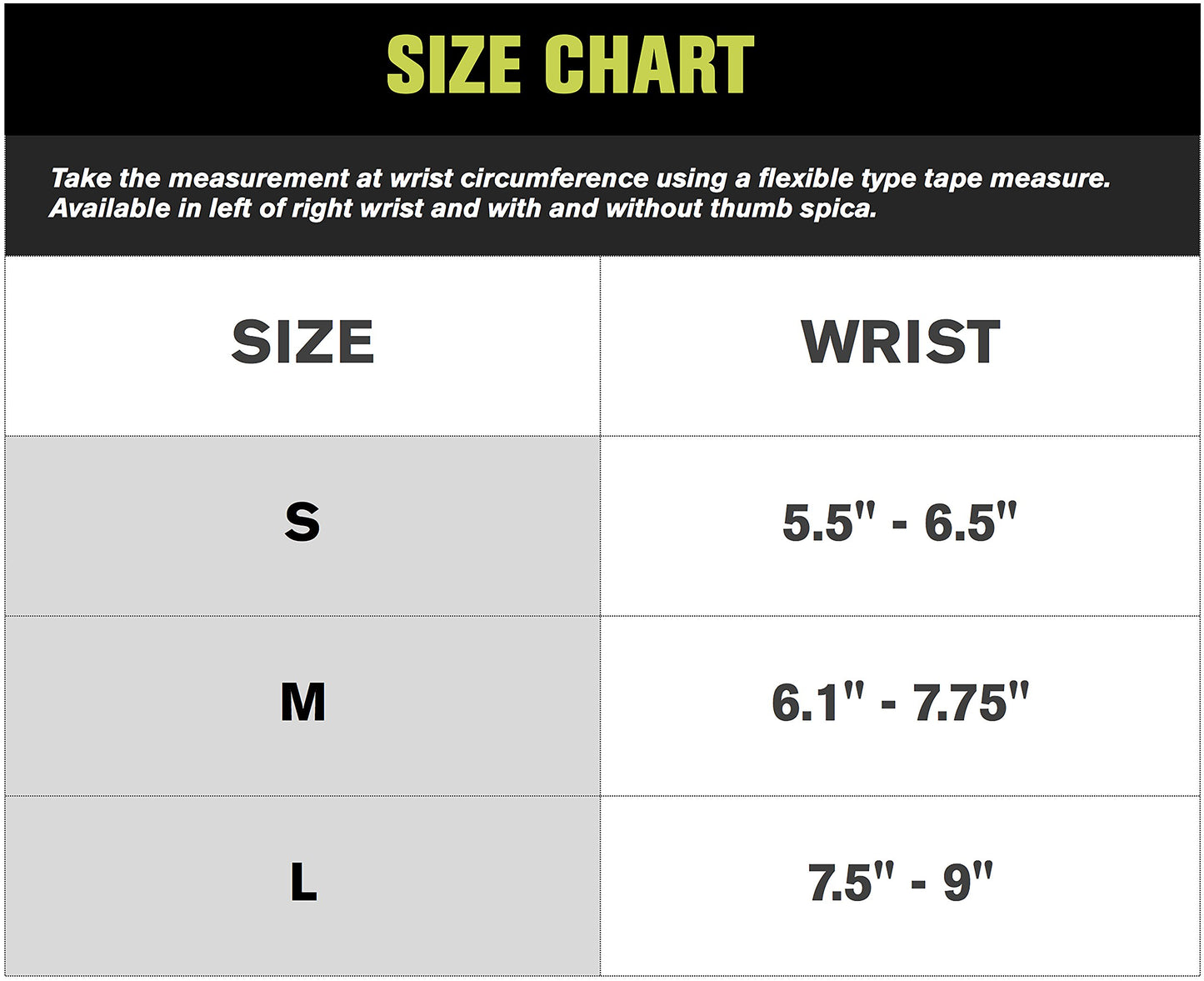 Aircast A2 Wrist Brace with Thumb Spica-Right-Small