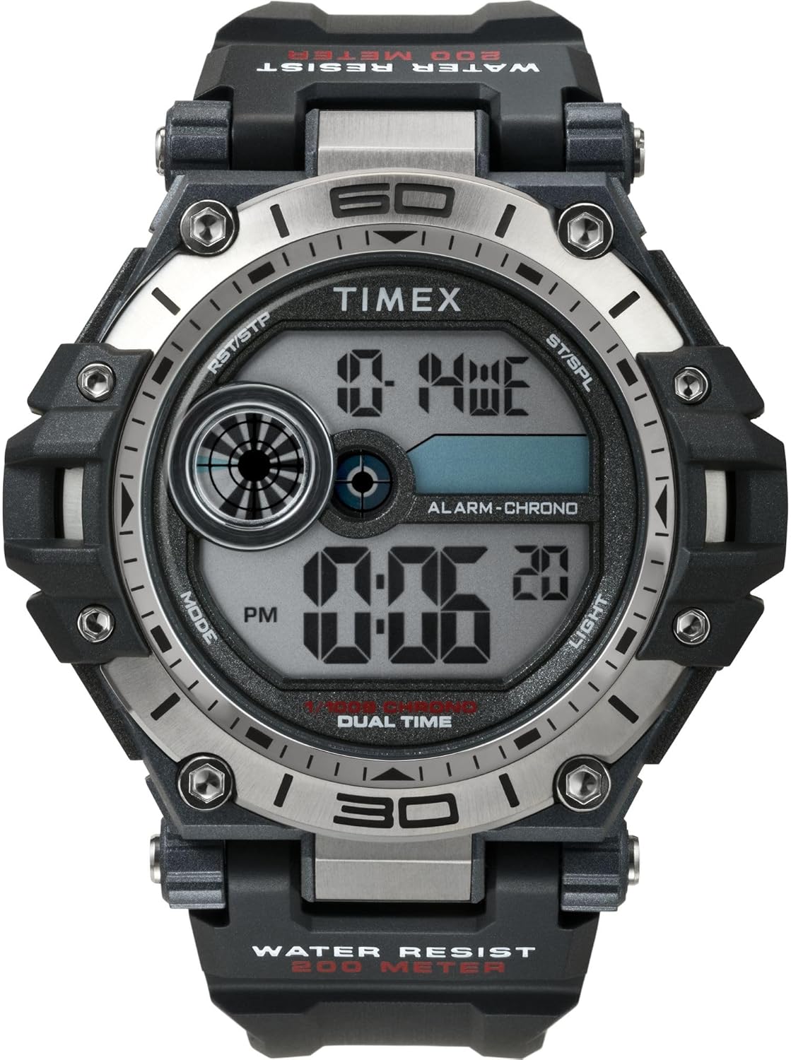Timex Unisex Digital Watch - 52mm Size with Easy-to-Read Display and Durable Design