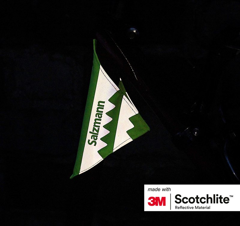 Salzmann Safety Reflectors for Prams and Bicycles | Highly Reflective Made with 3M Scotchlite | Pack of 2