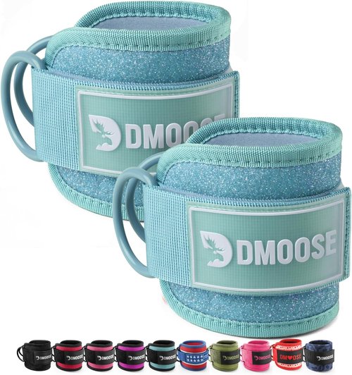DMoose Fitness Ankle Strap - Premium Padded Cuffs for Cable Machines | Perfect for Booty Workouts & Leg Exercises