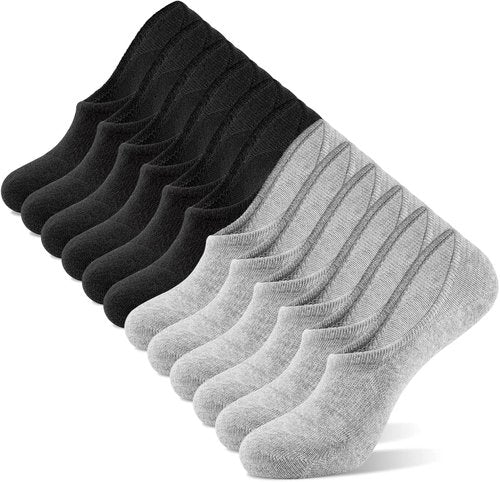 IDEGG No Show Socks - Low Cut Anti-Slip Athletic Liner Socks for Men & Women | Comfortable & Invisible