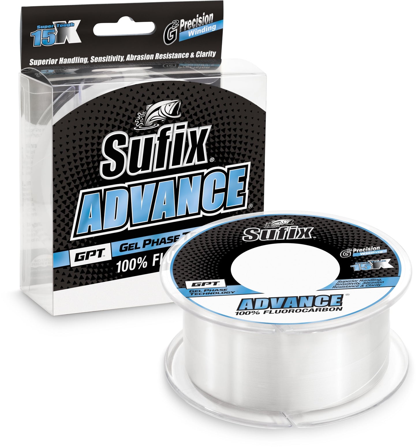 Sufix Advance Fluorocarbon Clear, 10lb Test 200yd