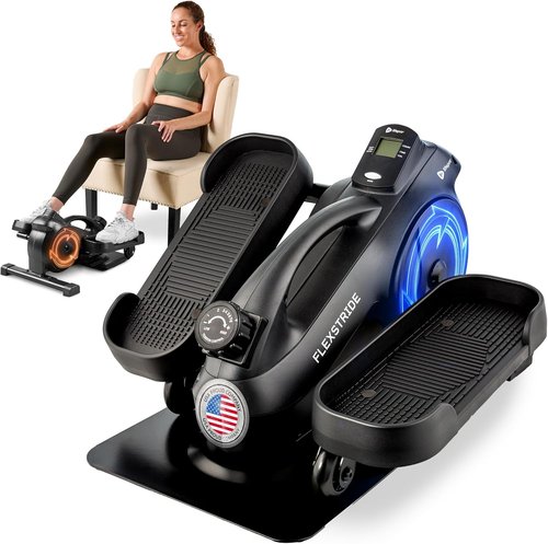 Lifepro Portable Under Desk Elliptical | Motorized Pedal Exerciser for Home Workouts - Mini Foot & Leg Fitness Machine
