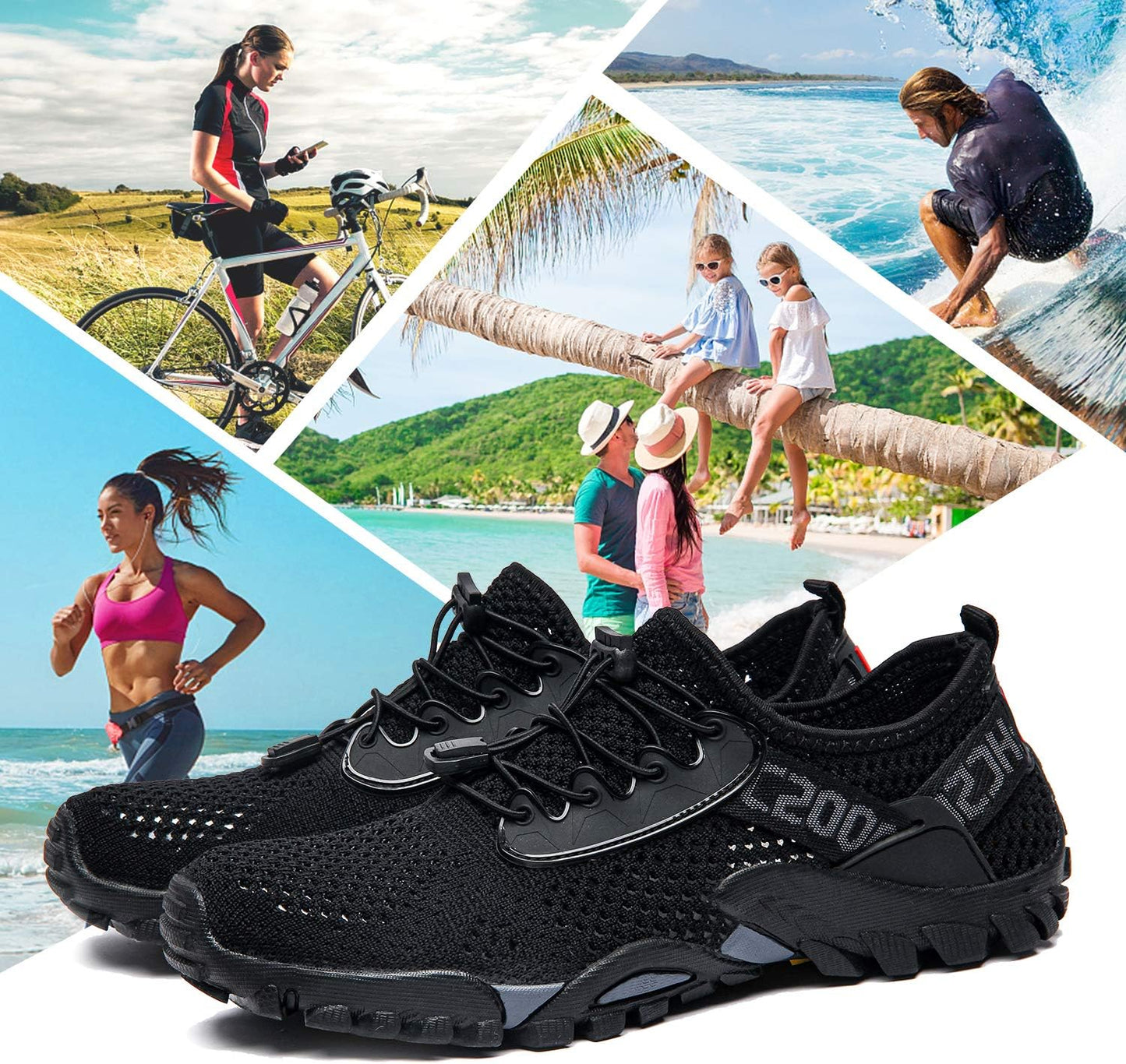 SOBASO Water Shoes - Quick-Drying Aqua Shoes for Men & Women | Ideal for Beach, Diving & Travel