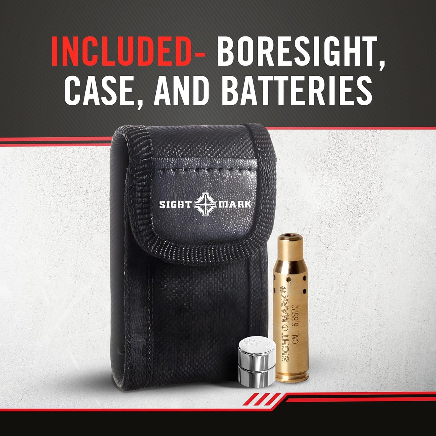 Sightmark Centerfire Boresight - Precision Red Laser for Accurate Firearm Alignment