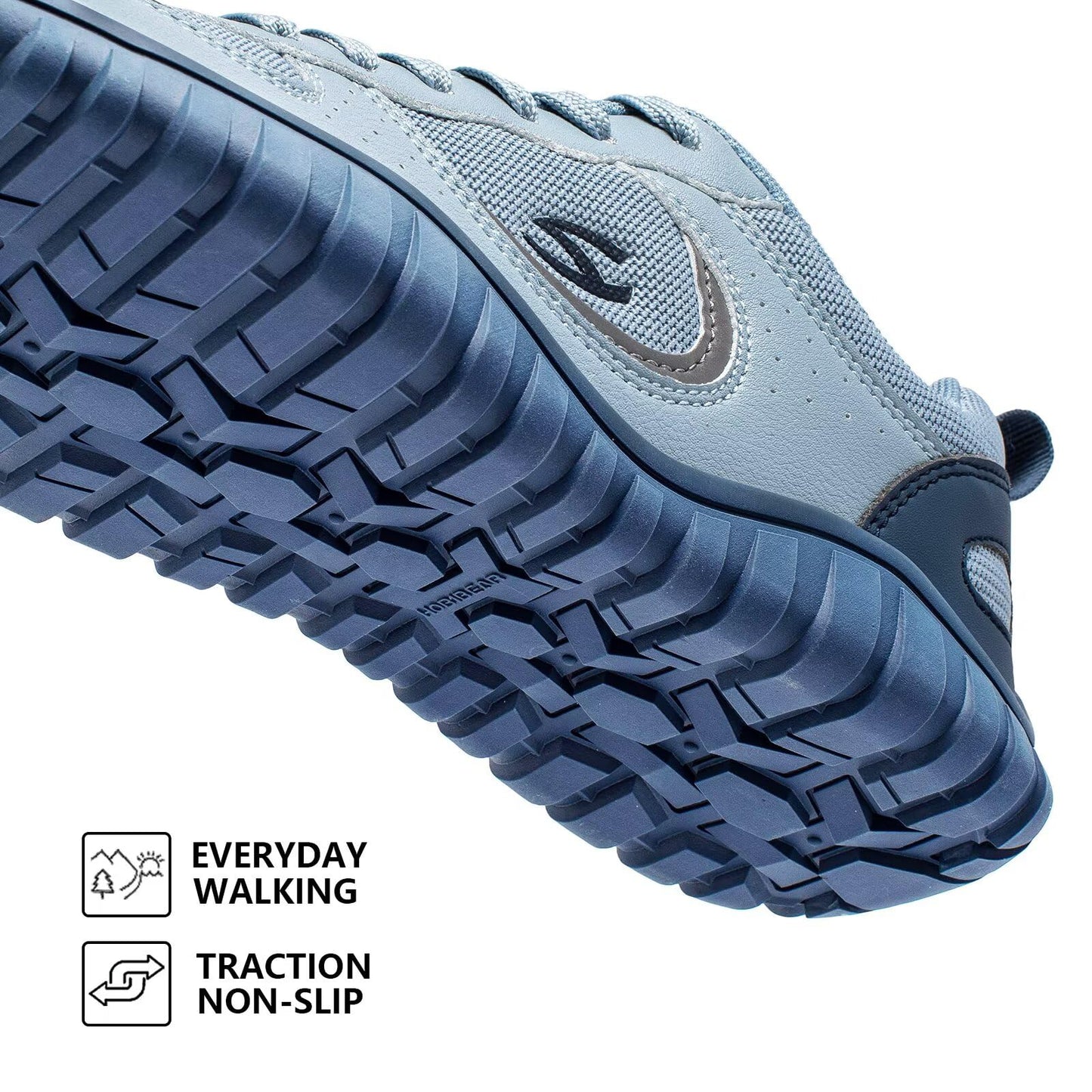 HOBIBEAR Women Barefoot Shoes Wide Toe Box Zero Drop Sole Sneakers Trail Running Minimalist for Outdoor Casual Gym Trekking Travel Training Walking Blue