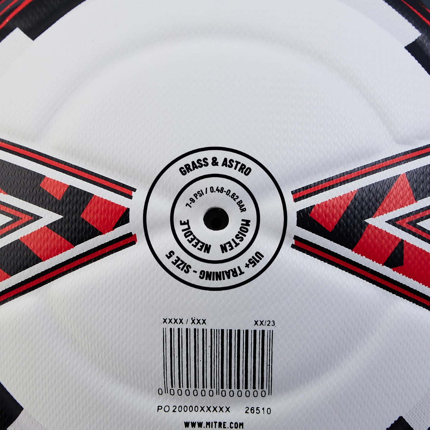 Mitre IMPEL Soccer Ball – Training Soccer Balls for Kids & Youth - Durable 6-Panel Construction - Soft-Touch Foam & Hyperflow Grooves - All-Weather Soccer Practice Equipment for Grass or Astroturf