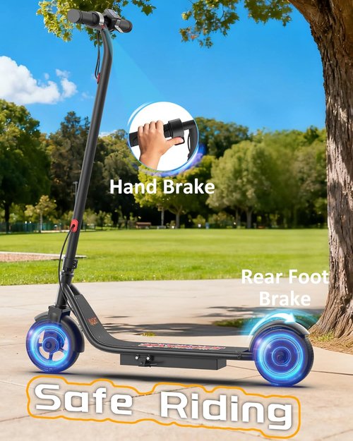 MAXSHOT Electric Scooter - High-Speed Commuter Escooter with Dual Suspension | 10-50 Miles Range, 6.5"-14" Tires