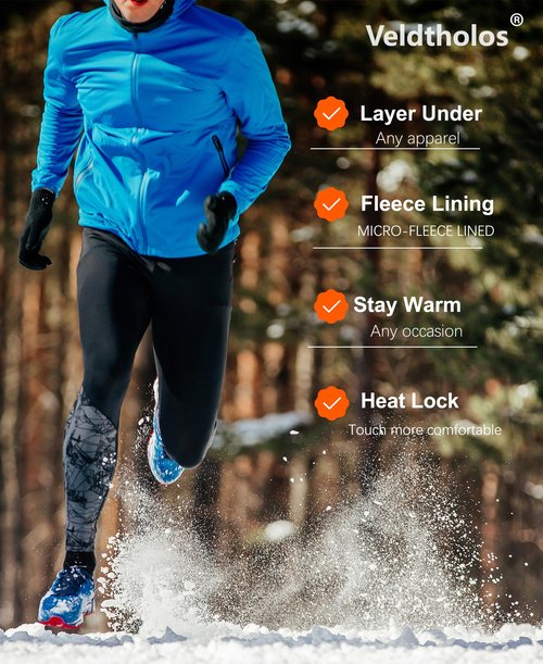 5 Pack Thermal Compression Pants for Men Fleece Lined Cold Weather Sports Tights Winter Gear Athletic Baselayer Leggings A M