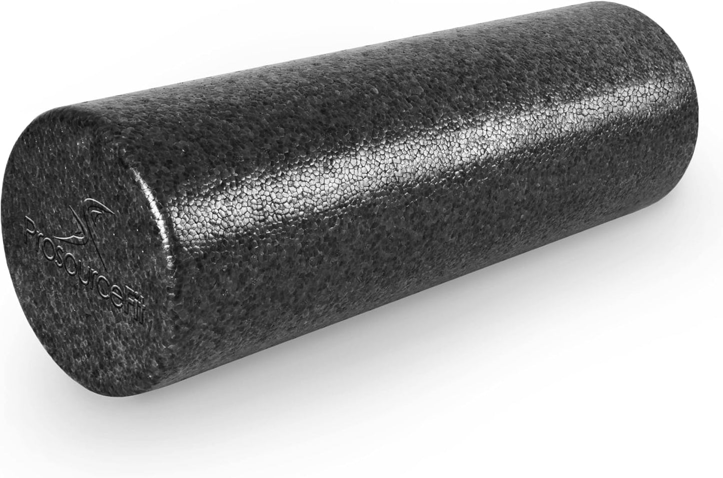 ProsourceFit High Density Foam Roller - 18 Inches Long | Firm Massage Tool for Yoga & Post Workout Recovery - Black