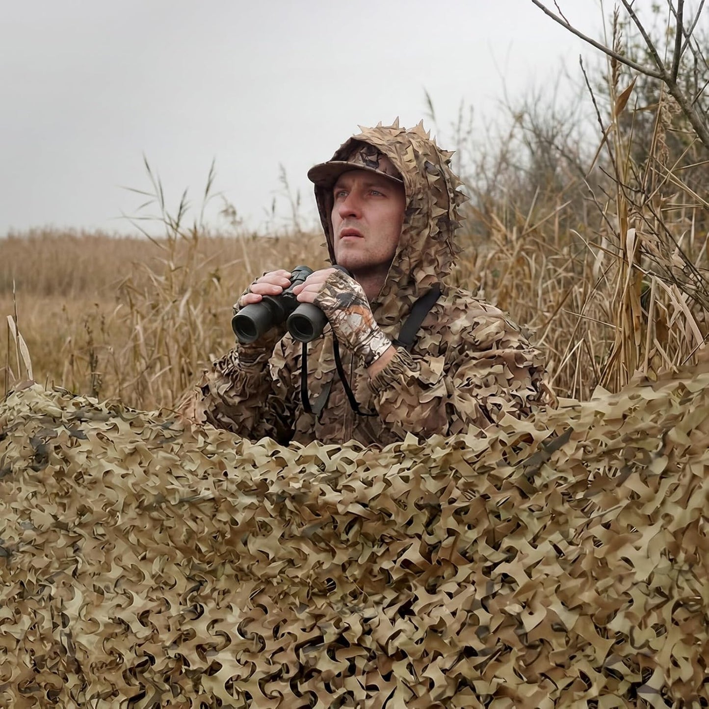 Sitong Camo Netting Roll - Versatile Hunting & Military Decoration | Sunshade, 10ft x 5ft
