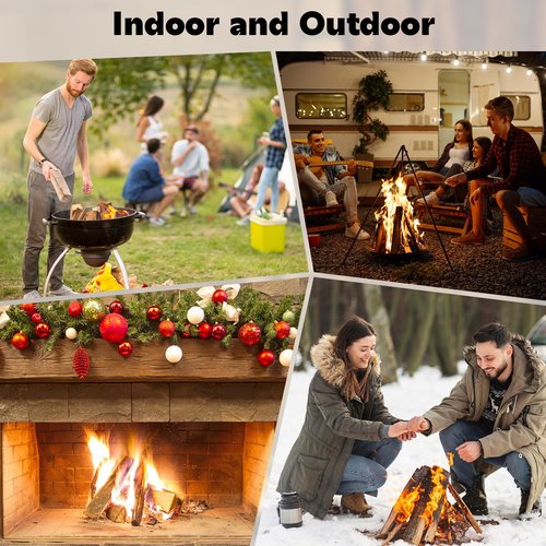 W&E Choice 10LB Fatwood Fire Starter Sticks, 130-180Pcs 100% Natural Dried Pine Kindling Wood, Easy Ignition for Campfires, Firepit, Fireplaces, BBQ, Stoves