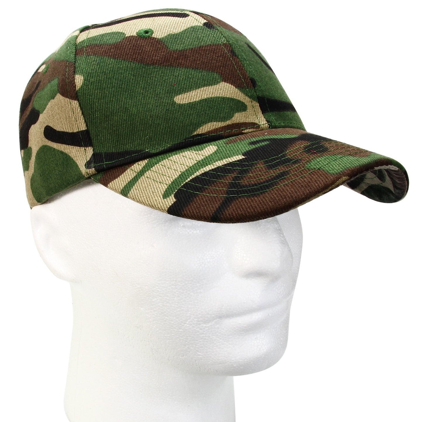 Falari Baseball Cap Adjustable Size for Running Workouts and Outdoor Activities All Seasons (2pk Woodland & Woodland)