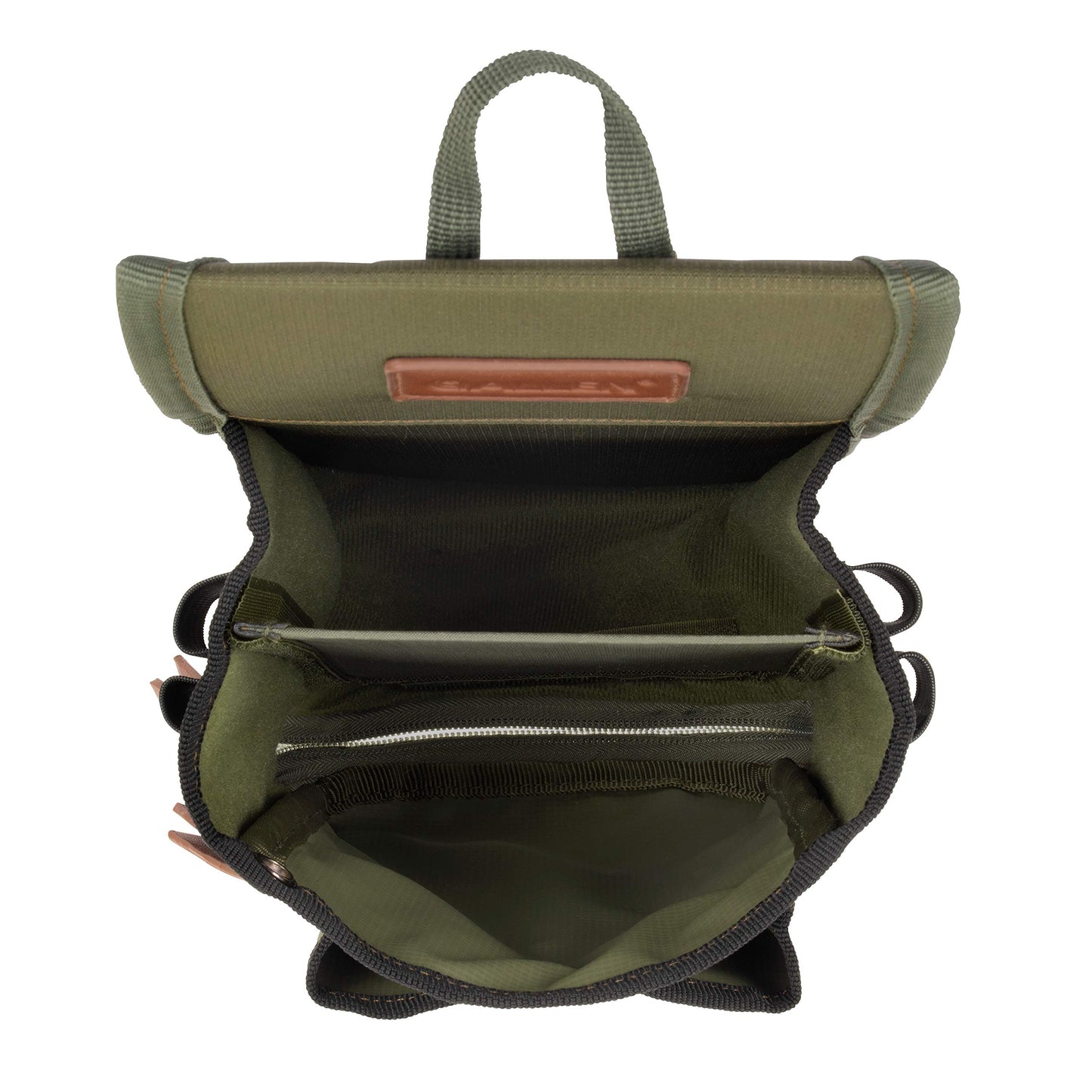 Allen Company Triumph Rip-Stop Shotgun Shell Holder Bag (52" Belt) Holds 50 Shells + 25 Empties - Olive Green - Clay, Trap, Skeet Shooting - Zippered Gun Range Bag - Tactical Gear, Shotgun Accessories