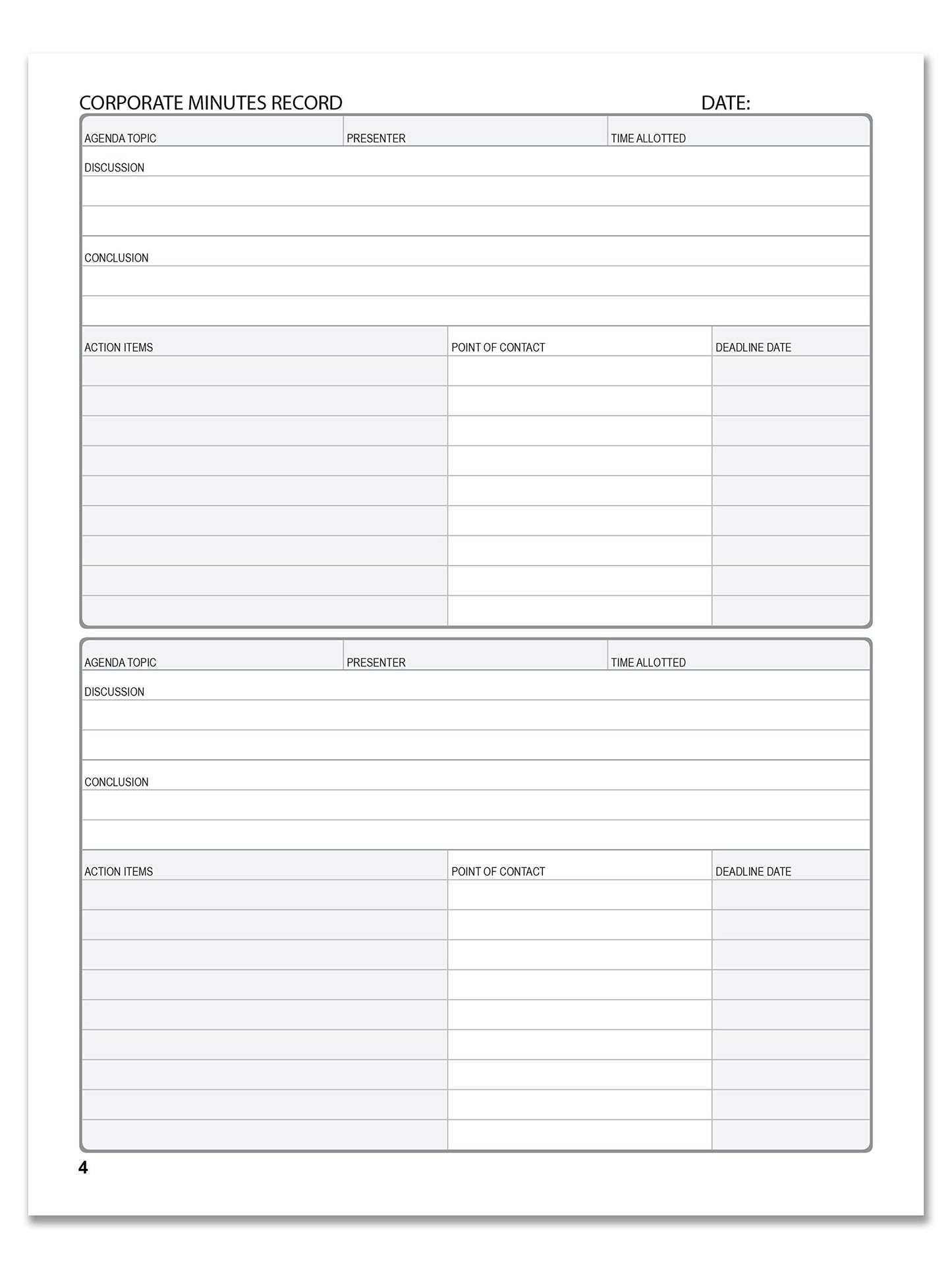BookFactory Minutes Book/Corporate Minutes Book/Board Meeting Minutes LogBook (168 Pages - 8.5'' X 11”), Black and Burgundy Cover, Black Ribbon, Section Sewn Hardbound (Made in USA)