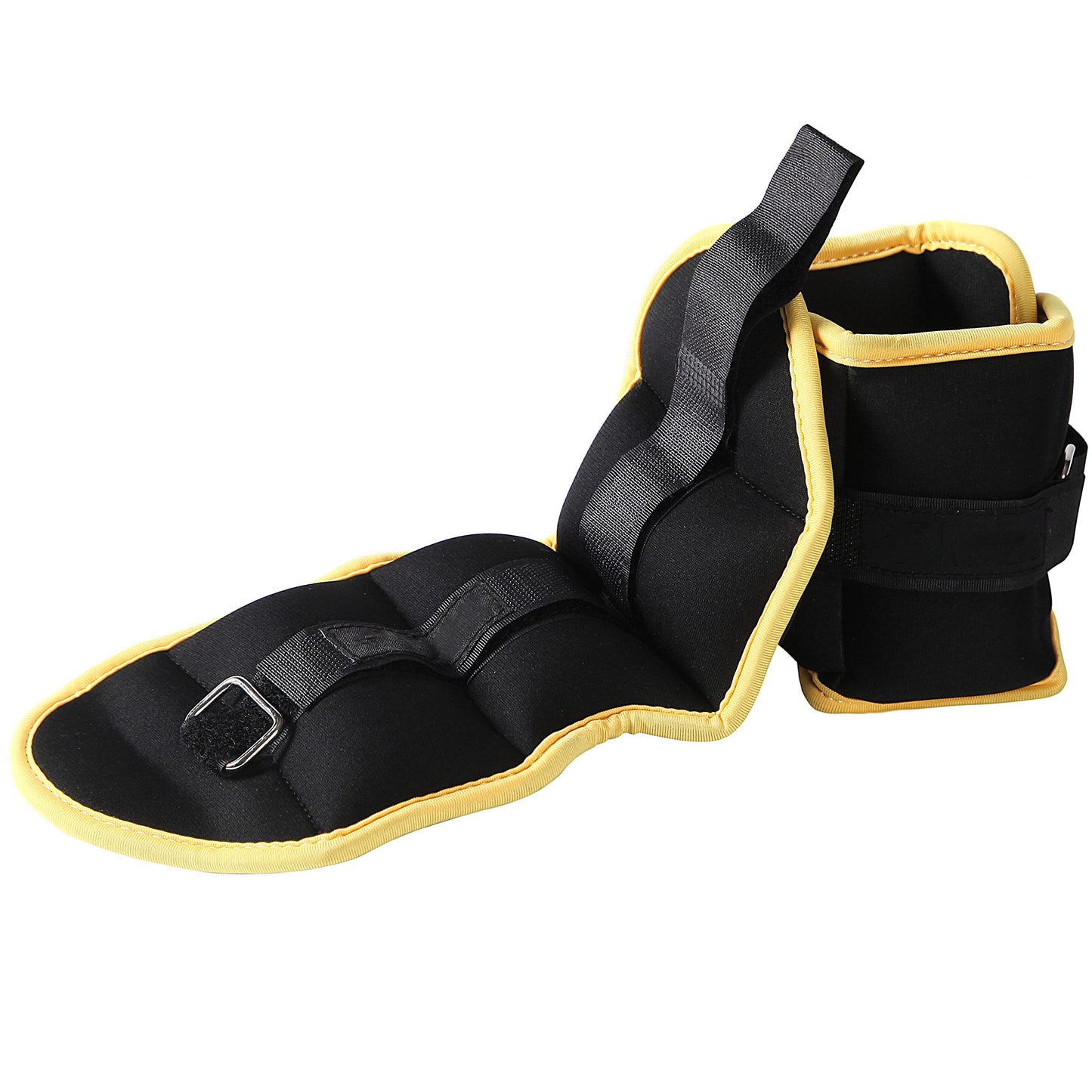 JFIT Ankle Weight Pair 2.0 LBS, Set of 2 with Adjustable Velcro Straps - Breathable, Moisture Absorbent Weight Straps for Men and Women - Comfortable Ankle, Wrist Weights