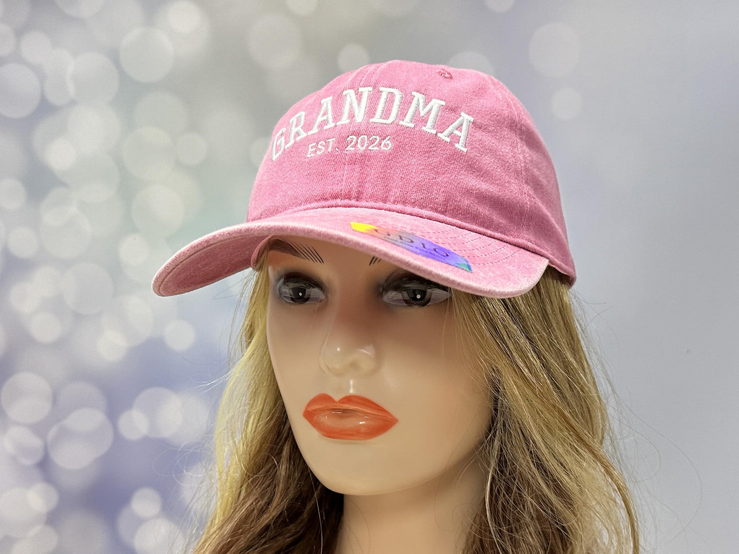 GDIQ Gifts for New Grandma to Be 2026, First Time Grandmother Nana Hat for Women, Embroidered Cotton Baseball Cap for Baby Announcements