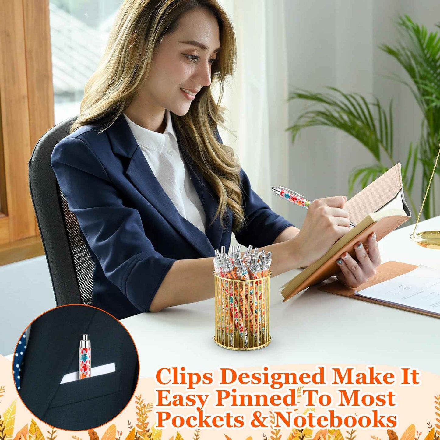 Resurhang 150 Pcs Thanksgiving Ballpoint Pens Bulk Fall Themed Pen 0.5 mm Autumn Maple Leaf Pumpkin Harvest Style Retractable Black Ink Pens Thanksgiving Party Favor Pen for Kid School Office Supplies