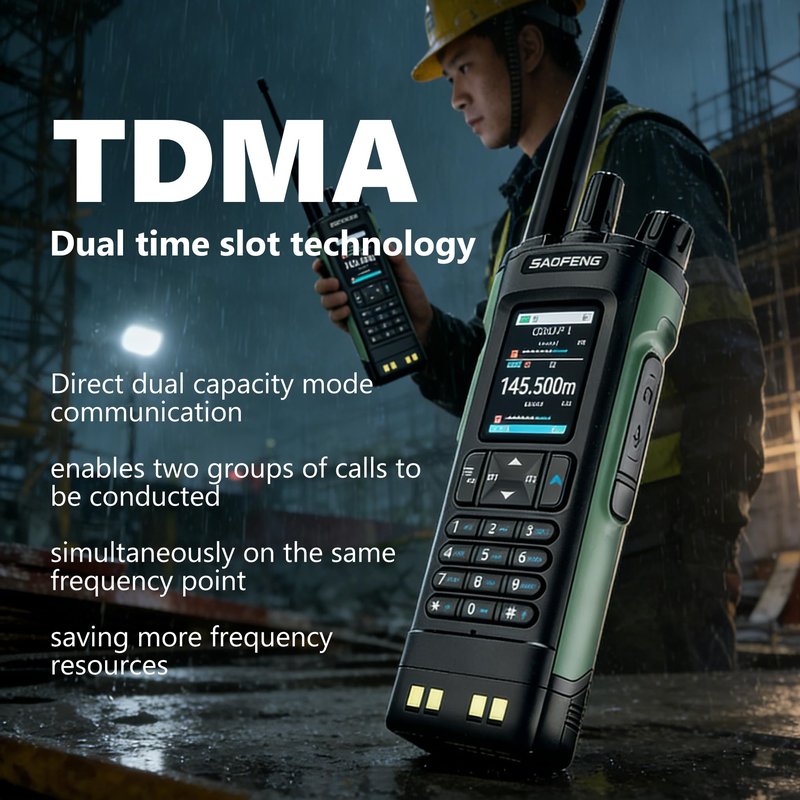 BAOFENG DM-32UV 10W DMR Radio | GPS, APRS, NOAA Weather | Adult Ham Radio Kit for Emergency Prep & Outdoor Adventures | Tactical Antenna, MOLLE Bag, Comms Card,Programming Cable & Type-C Charger (1)