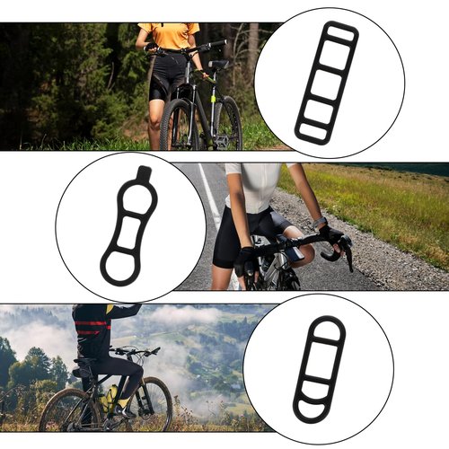 44 Pcs Rubber Straps Bike Flashlight Mount Bike Light Band Bicycle Light Silicone Straps Bike Silicone Mount Band for Cell Phones Speaker Lights Holder Bicycle Handlebar Bicycle Light Sets(Multisize)
