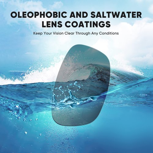 KastKing Ellijay Bifocal Polarized Sunglasses, Bi-Focal x1.5 x2.0 x2.5 Magnifications, Wrap Sport Reader Sunglasses