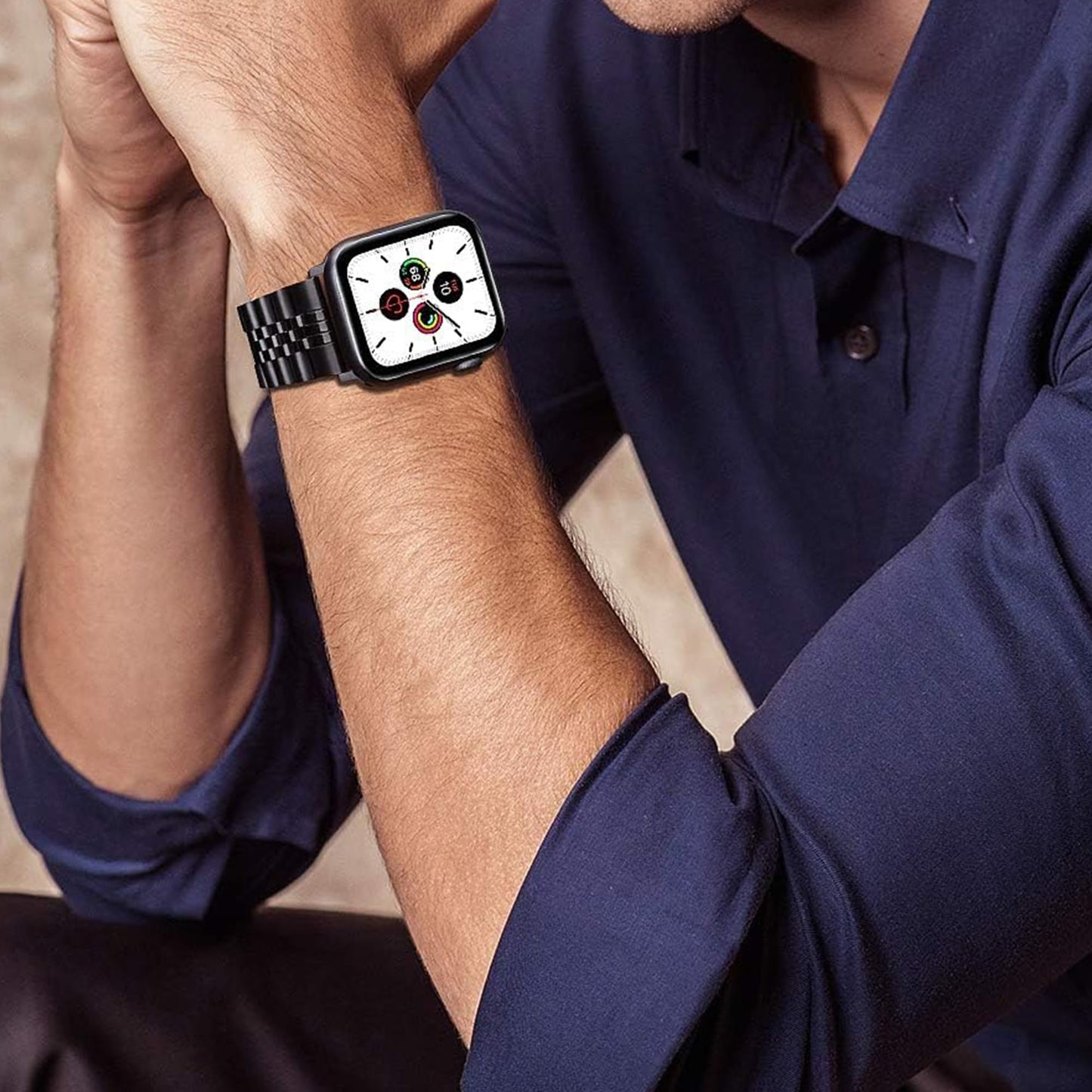 Compatible with Polar Vantage M3 bands, Lamshaw 22mm, 20mm Solid Stainless Steel Metal Band with Butterfly Folding Clasp Link Bracelet Compatible with Polar Unite, Ignite, Ignite 2, Ignite 3, Pacer, Vantage V3, Grit X, Grit X Pro, Grit X2 Pro, Vantage M,