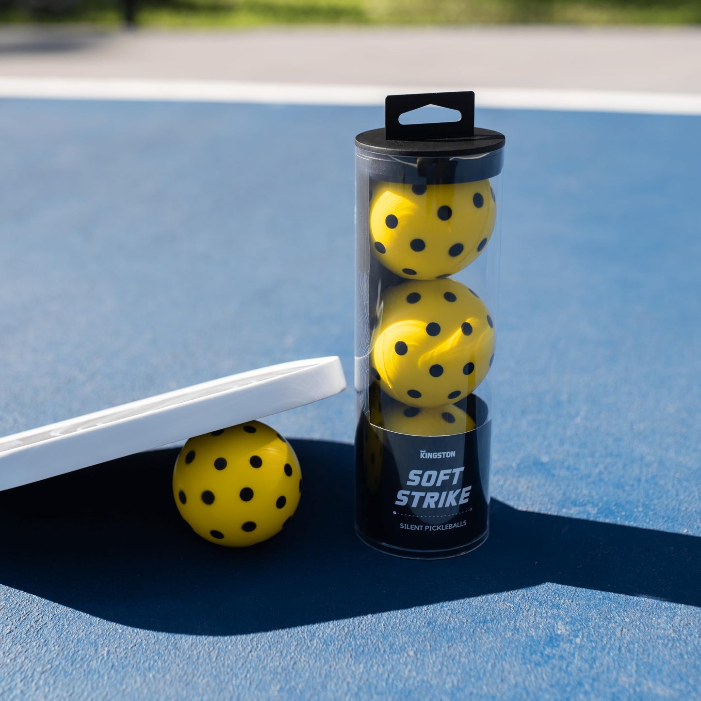 Kingston Gear Soft Strike Silent Pickleballs – The Ultimate Quiet Foam Set for Indoor/Outdoor Pickleball Practice. Soft Pickleballs that Mimic The Exact Bounce of Real Balls