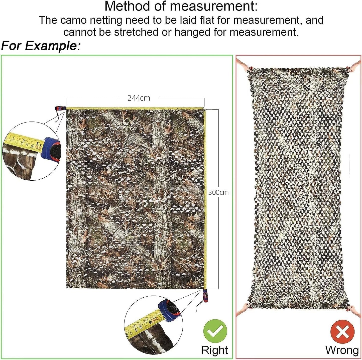 Sitong Camo Netting Roll - Durable Hunting & Military Decoration | Sunshade, 6ft x 50ft