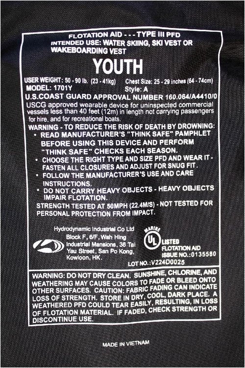 Kemp USA Type III Recreational Vest - Perfect for Boating, Fishing & Watersports Activities